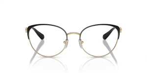 แว่นสายตา Emporio Armani EA1150 รหัสสี 3014 ทองซีดประกาย/ดำ มุมหน้า