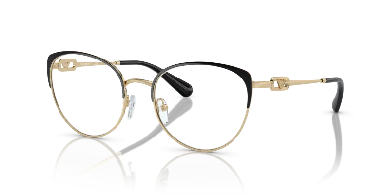แว่นสายตา Emporio Armani EA1150 3014 ทองซีดประกาย/ดำ มุมสามส่วนสี่