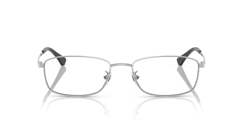 Emporio Armani Optic EA1169D 3015 Shiny Silver Emporio Armani EA1169D 3015 แว่นสายตาสีเงินประกาย ทรงหมอนเต็มขอบผู้ชาย ด้านหน้า