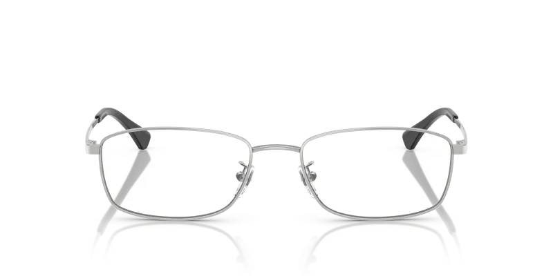 Emporio Armani Optic EA1169D 3015 Shiny Silver Emporio Armani EA1169D 3015 แว่นสายตาสีเงินประกาย ทรงหมอนเต็มขอบผู้ชาย ด้านหน้า