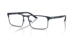 Emporio Armani Optic EA1170 3396 Matte Blue Emporio Armani EA1170 3396 มุมเอียง 3/4