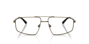 Emporio Armani EA1184 3270 แว่นสายตาสีทองโบราณ ทรงนักบินเต็มขอบผู้ชาย ด้านหน้า