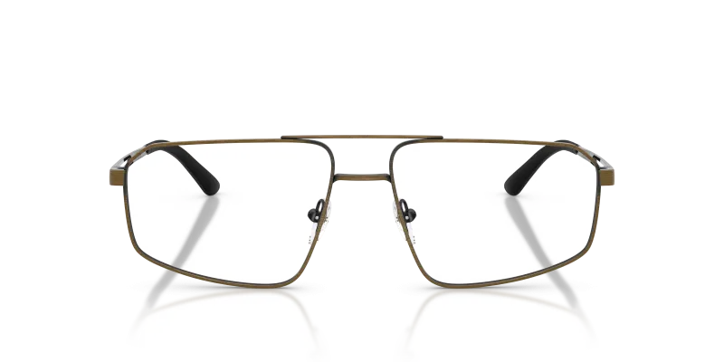 Emporio Armani EA1184 3270 แว่นสายตาสีทองโบราณ ทรงนักบินเต็มขอบผู้ชาย ด้านหน้า
