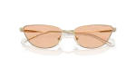 Emporio Armani Sun EA2174B 301393 Shiny Pale Gold Brown Emporio Armani EA2174B 301393 close-up ด้านหน้า