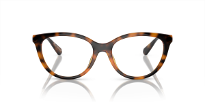 Emporio Armani EA4213U 50261W ด้านหน้า แว่นกันแดดทรงตาแมว Shiny Havana ขาทองอ่อน Most Popular