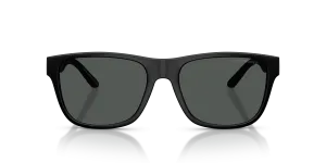 Emporio Armani EA4243F 5001T3 แว่นกันแดดดำด้าน ผู้ชาย ด้านหน้า