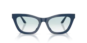 Emporio Armani EA4259U 63253F แว่นกันแดดตาแมวน้ำเงินประกาย ผู้หญิง ด้านหน้า