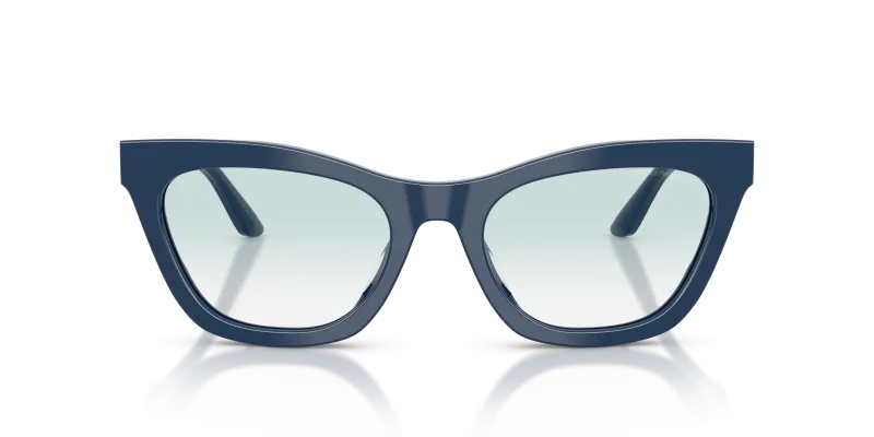 Emporio Armani EA4259U 63253F แว่นกันแดดตาแมวน้ำเงินประกาย ผู้หญิง ด้านหน้า
