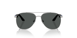 Emporio Armani EK2001 310587 แว่นกันแดดเด็กทรงนักบินโลหะเงินด้าน ด้านหน้า