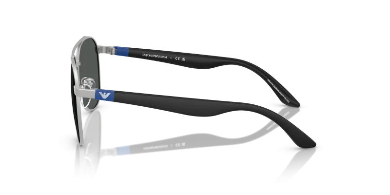 แว่นกันแดด Emporio Armani EK2001 310587 มุมข้าง ขาแว่นยางดำ/น้ำเงิน