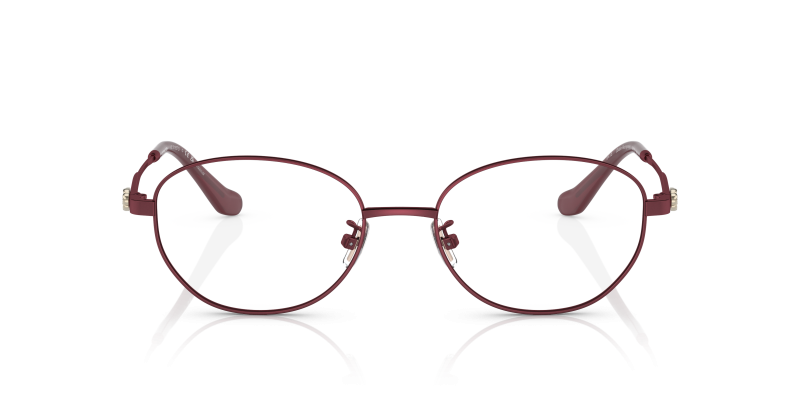 Coach Optic HC5153TD 9413 Satin Burgundy Coach HC5153TD 9413 แว่นสายตาผู้หญิงทรงวงรีสีเบอร์กันดีซาติน ด้านหน้า