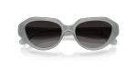 Coach Sun HC8433U 5905T3 Milky Eucalyptus Grey Polarized Coach HC8433U 5905T3 ภาพสวมใส่ เลนส์โพลาไรซ์สีเทาอ่อน