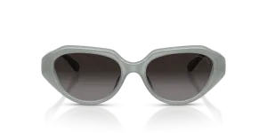 Coach HC8433U 5905T3 Milky Eucalyptus มองด้านหน้า เลนส์โพลาไรซ์เทา