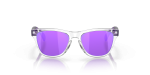 Oakley Frogskins XXS OJ9009-03 ด้านหน้า กรอบใส เลนส์ Prizm Violet