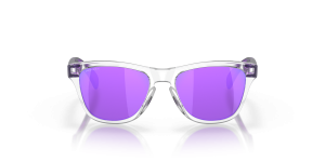 Oakley Frogskins XXS OJ9009-03 ด้านหน้า กรอบใส เลนส์ Prizm Violet