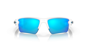 Oakley Flak 2.0 XL OO9188-94 918894 แว่นกันแดดสปอร์ตสีขาวขัดเงา เลนส์ Prizm Sapphire