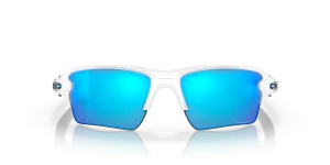 Oakley Flak 2.0 XL OO9188-94 918894 แว่นกันแดดสปอร์ตสีขาวขัดเงา เลนส์ Prizm Sapphire