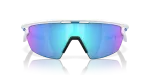 Oakley Sphaera OO9403-02 Matte White Prizm Sapphire Polarized Oakley Sphaera OO9403-02 940302 แว่นกันแดด Shield สีขาวด้าน เลนส์ Prizm Sapphire Polarized