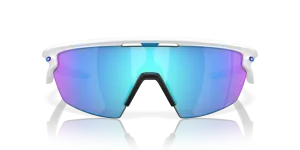 Oakley Sphaera OO9403-02 940302 แว่นกันแดด Shield สีขาวด้าน เลนส์ Prizm Sapphire Polarized
