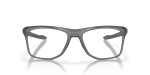 Oakley Knolls OX8144-02 ด้านหน้า กรอบ Satin Grey Smoke ทรงสี่เหลี่ยม
