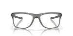 แว่นสายตา Oakley Knolls OX8144-02 Satin Grey Smoke Oakley Knolls OX8144-02 ด้านหน้า กรอบ Satin Grey Smoke ทรงสี่เหลี่ยม