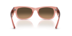 แว่นกันแดด Rayban RB0832SF-684843 684843 มุมข้าง ขาแว่นอะซิเตทชมพูโปร่งใส