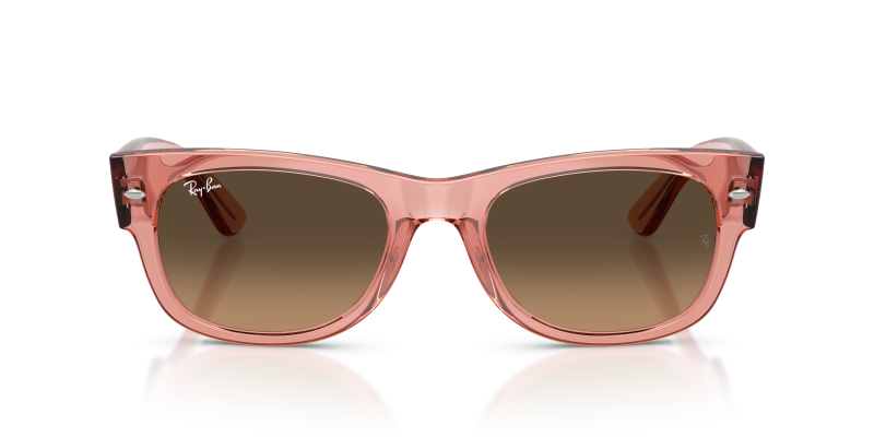 Rayban RB0832SF-684843 684843 แว่นกันแดดอะซิเตทชมพูโปร่งใส Mega Wayfarer II