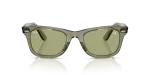 แว่นกันแดด Rayban Wayfarer RB2140F-68694E เขียวโปร่งใส แว่นกันแดด Rayban Wayfarer RB2140F-68694E สีเขียวโปร่งใส ด้านหน้า