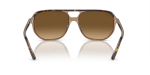 Rayban Bill One RB2205-1292M2 ฮาวานาพื้นน้ำตาลโปร่งใส น้ำตาลโพลาไรซ์ แว่นกันแดด Rayban RB2205-1292M2 1292M2 มุมข้าง ทรง Geometric อะซิเตทลายฮาวานา