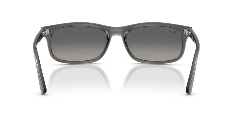 แว่นกันแดด Rayban RB2224F-667571 667571 มุมข้าง กรอบอะซิเตทสีโอปอลเทา