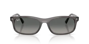 Rayban RB2224F-667571 667571 แว่นกันแดดอะซิเตทสีเทาอ่อนโอปอล XL