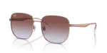 Rayban Sun RB3713D 9202I8 โรสโกลด์ Rayban RB3713D-9202I8 ด้านหน้า