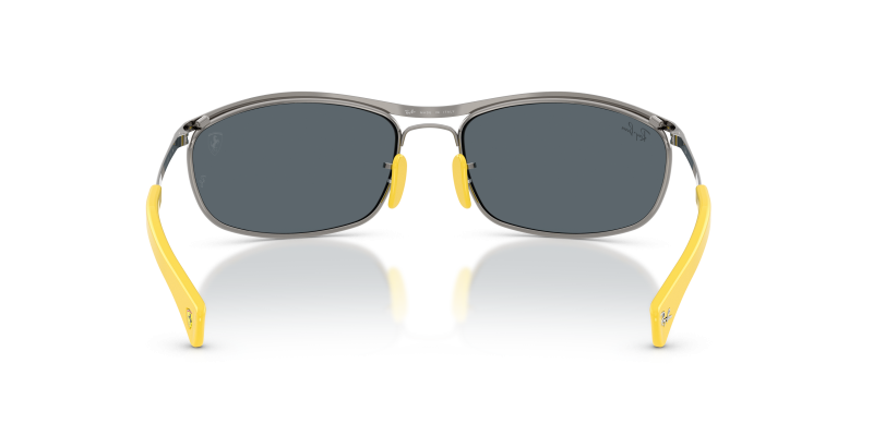 แว่นกันแดด Rayban RB3819M-F030R5 มุมข้าง Scuderia Ferrari Collection กรอบกันเมทัล