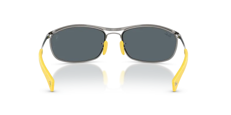 แว่นกันแดด Rayban RB3819M-F030R5 มุมข้าง Scuderia Ferrari Collection กรอบกันเมทัล