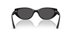 แว่นกันแดด Rayban RB4457D-667787 มุมข้าง กรอบ Bio-Based สีดำขัดเงาทรงหมอน