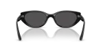 แว่นกันแดด Rayban RB4457D-667787 มุมข้าง กรอบ Bio-Based สีดำขัดเงาทรงหมอน