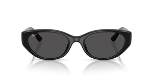 Rayban Bio-Based RB4457D-667787 แว่นกันแดดดำ เลนส์เทาเข้ม ทรงหมอน Low Bridge ทั้งชายหญิง