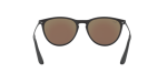 Rayban Junior Erika RJ9060SF-700555 ดำรับเบอร์ Blue Flash Mirror Rayban RJ9060SF 700555 ขาแว่นด้านใน