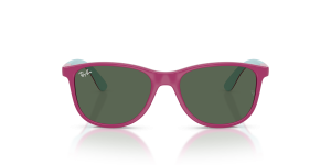 แว่นกันแดด Rayban RJ9077S-719271 Fucsia Rubber Azzurre ด้านหน้า สำหรับเด็ก
