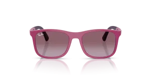 Rayban RJ9084SF 71498H แว่นกันแดดเด็ก Bio-Based สีพุชเซียม่วง ด้านหน้า
