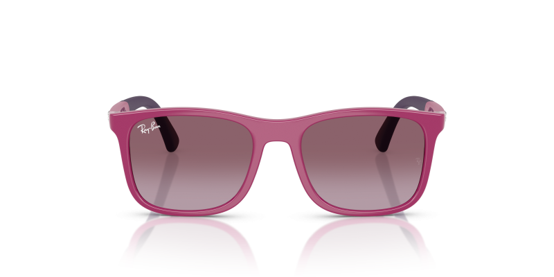 Rayban Sun RJ9084SF 71498H Fuchsia On Rubber Violet Gradient Rayban RJ9084SF 71498H แว่นกันแดดเด็ก Bio-Based สีพุชเซียม่วง ด้านหน้า