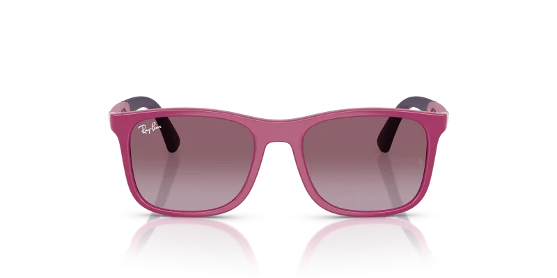 Rayban RJ9084SF 71498H แว่นกันแดดเด็ก Bio-Based สีพุชเซียม่วง ด้านหน้า