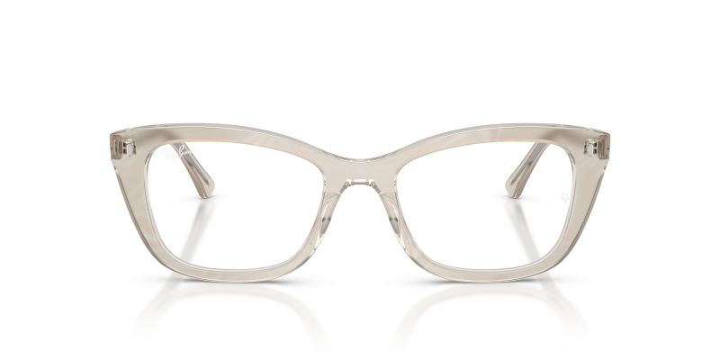 Rayban RX5433 8291 แว่นสายตาผู้หญิงลาย Photo Waves Grey ทรงหมอน ด้านหน้า