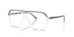 Rayban Optic RX5698 8111 Grey On Transparent Rayban RX5698 8111 มุมเอียง 3/4