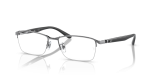 Rayban RX6501D-2502 มุมเอียง 3/4 กรอบโลหะสีกันเมทัล 2502