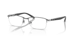 Rayban RX6501D-2502 มุมเอียง 3/4 กรอบโลหะสีกันเมทัล 2502