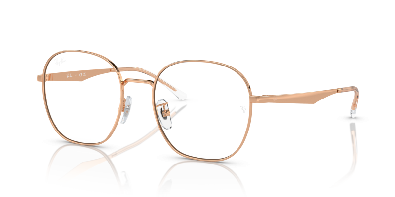 Rayban Optic RX6515D-3094 โรสโกลด์ มุมสามส่วน