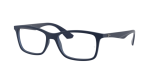 Rayban Optic RX7047-5450 น้ำเงินโปร่งใส Rayban RX7047-5450 cfr