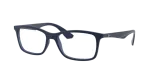 Rayban Optic RX7047-5450 น้ำเงินโปร่งใส Rayban RX7047-5450 cfr