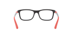 Rayban Optic RY1549-3652 ดำด้าน เด็ก Rayban Optic RY1549-3652 แว่นสายตาเด็กดำด้าน ด้านหลัง